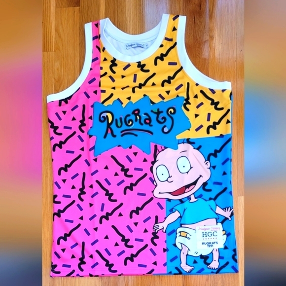 RUGRATS BASKETBALL STITCHED JERSEY - Picture 1 of 9